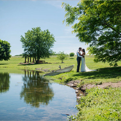 Alyssa + Theron Wedding || The Barn at Glistening Pond, Falls, PA
