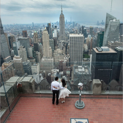 Nimmi + Vijay Engagement || LIC, Top of the Rock, Times Square