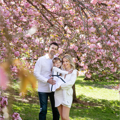 Cherry Blossoms Family Session || Central Park, NYC