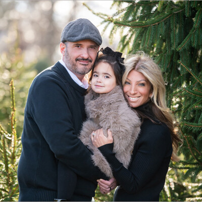 Family Holiday Session || Anne Elle Christmas Tree Farm, NJ